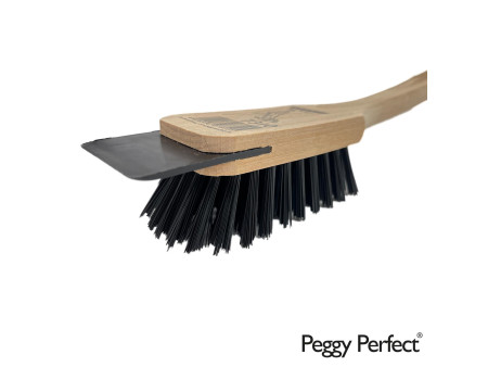 Peggy Perfect Brosse pour tondeuse à gazon, bois naturel