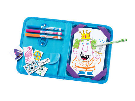 Maped Creativ Kit de dessin voyage TRAVEL BOARD, 21 pièces