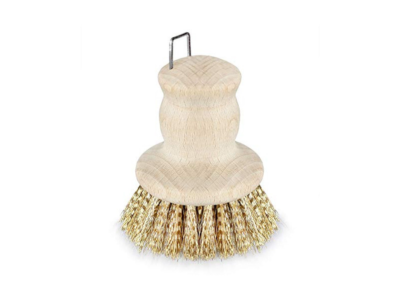 Peggy Perfect Brosse pour casseroles, bois naturel, rond