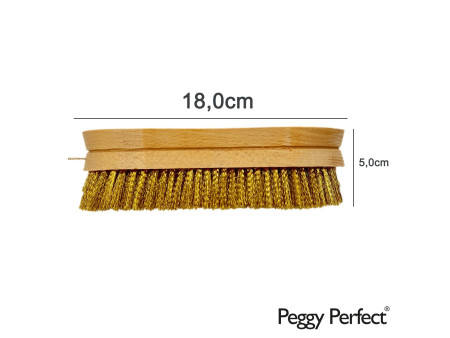 Peggy Perfect Brosse métallique 'GRILL', bois naturel