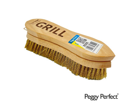 Peggy Perfect Brosse métallique 'GRILL', bois naturel
