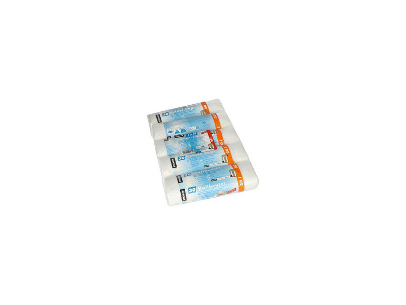 STARPAK Sac poubelle HDPE à liens coulissants, 60 litres