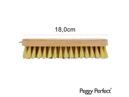 Peggy Perfect Brosse à chaussures 'Éco', bois, brosse claire