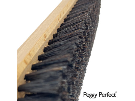 Peggy Perfect Brosse à chaussures 'Éco', bois, brosse foncée