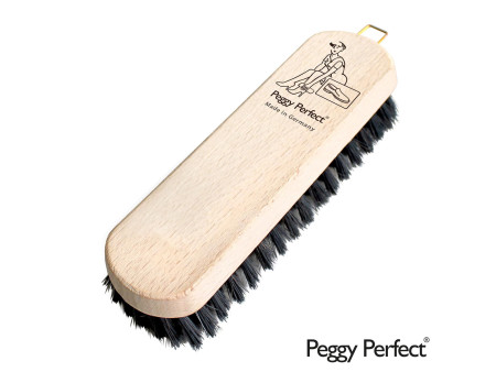 Peggy Perfect Brosse à chaussures 'Éco', bois, brosse foncée