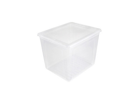 keeeper Boîte de rangement 'bea', 30 L plat, PP, transparent