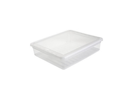 keeeper Boîte de rangement 'bea', 30 L plat, PP, transparent