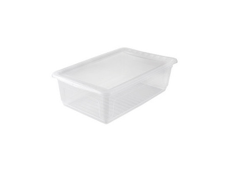 keeeper Boîte de rangement 'bea', 30 L plat, PP, transparent