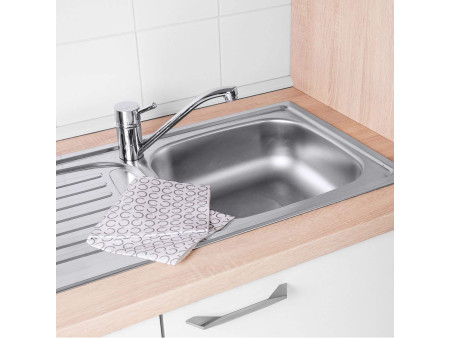 Peggy Perfect Chiffon d'argent 'Antibac', pack de 2