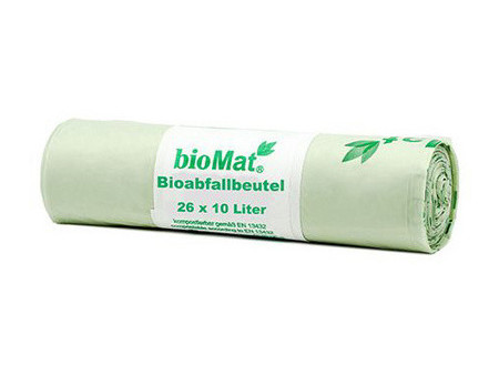 bioMAT Sac compostable, 20 litres, vert
