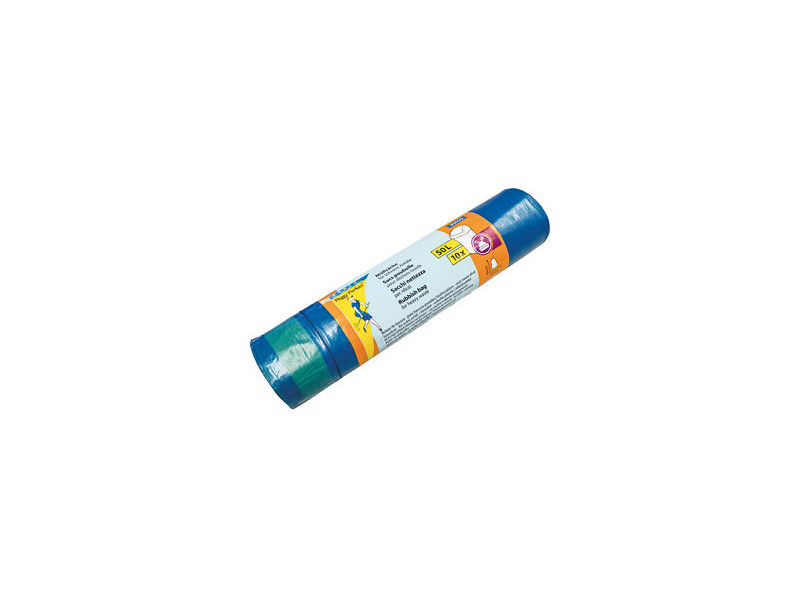 Peggy Perfect Sac poubelle LDPE, 50 litres, bleu