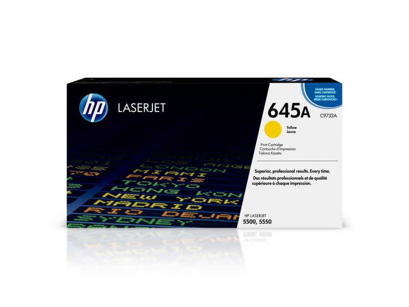 hp Toner hp 645A pour Color LaserJet 5500, jaune