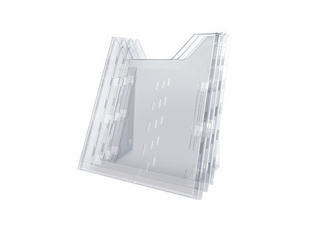 DURABLE Porte-brochures COMBIBOXX A4 set L, transparent