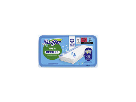Swiffer Serpillère humide antibactérienne, recharge de 10