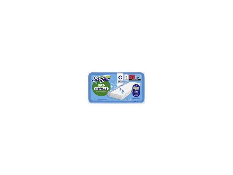 Swiffer Serpillère humide antibactérienne, recharge de 10