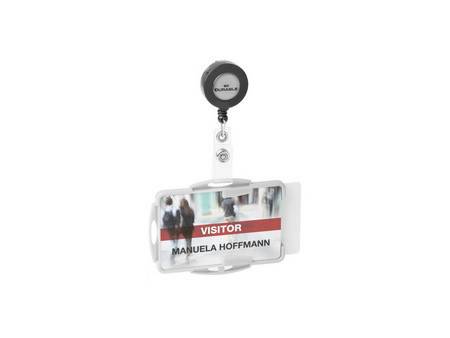 DURABLE Porte-badge 'ECO', pour 2 badges, gris