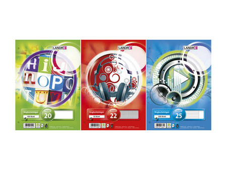LANDRÉ Feuillets mobiles 'pro terra' pour classeur, A4,