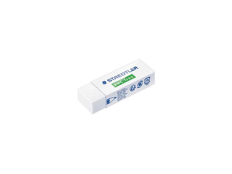 STAEDTLER Gomme B30, sans PVC, blanc