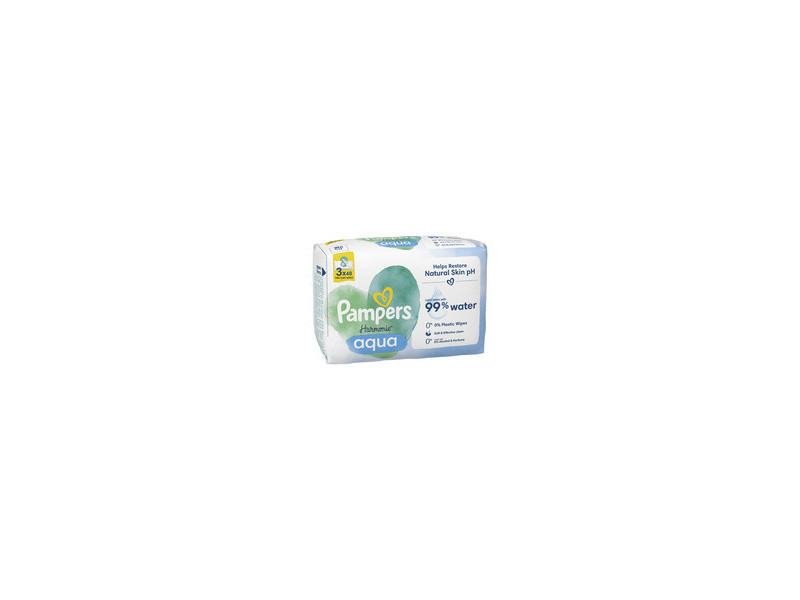 Pampers Lingette humide Harmonie aqua, pack voyage
