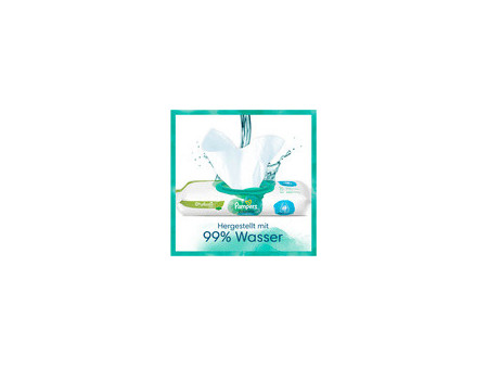 Pampers Lingette humide Harmonie aqua, pack voyage