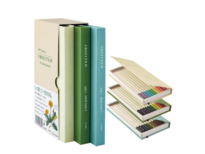TOMBOW Kit crayon de couleur 'IROJITEN'-Rainforest,Set de 30