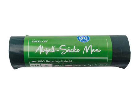 Secolan Sac poubelle Maxi, 240 litres, vert