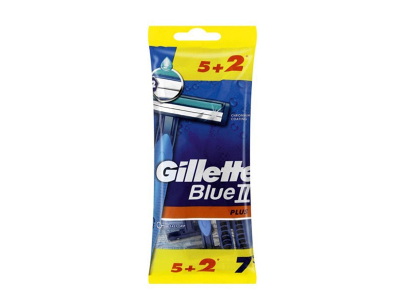 Gillette Rasoir jetable Blue II Plus, pack de 7