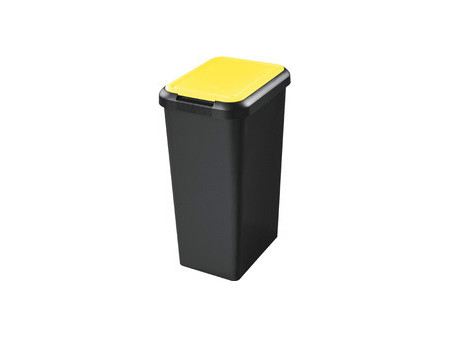 CEP Poubelle de tri sélectif Touch & Lift, 45 litres, blanc
