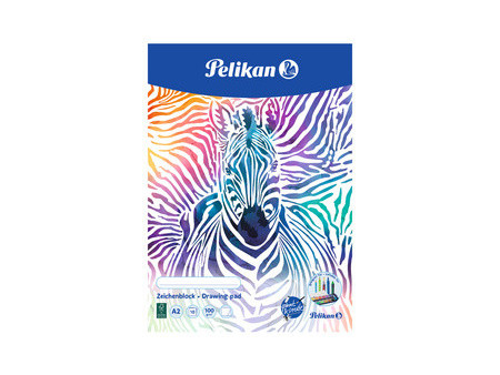 Pelikan Bloc à dessin C 2/10, A2, 100 g/m2, 10 feuilles