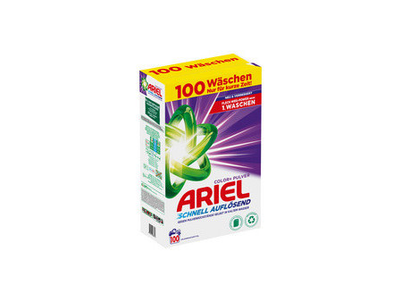 ARIEL Lessive en poudre Color+, 4,95 kg - 90 lavages