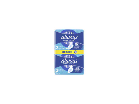 always Serviette hygiénique Ultra Day, Long Plus, BigPack