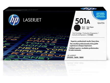hp Toner hp 502A pour Color LaserJet 3600, noir