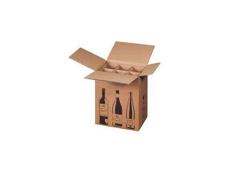 smartboxpro Cartons d'expédition pour 2 bouteilles