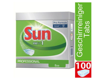 Sun Tablettes pour lave-vaisselle Professional All-in-1 Eco