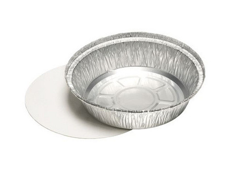 STARPAK Coupelle en aluminium rond, avec couvercle, 1.000 ml