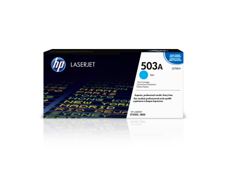 hp Toner hp 503A pour Color LaserJet 3800, cyan