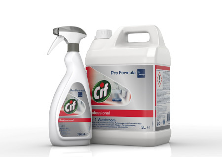 Cif Professional Nettoyant sanitaire 2en1, spray 750 ml
