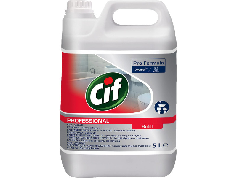Cif Professional Nettoyant sanitaire 2en1, 5 litres