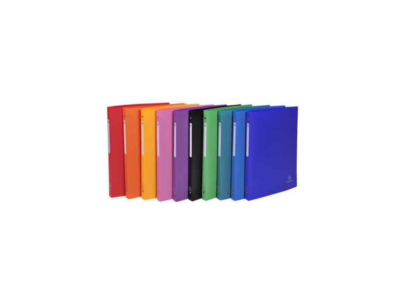 EXACOMPTA Classeur souple, PP, 4 anneaux, A4, vert foncé