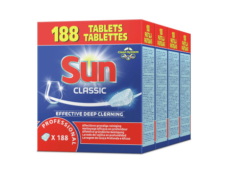 Sun Tablettes lave-vaisselle Professional Classic,188 pièces