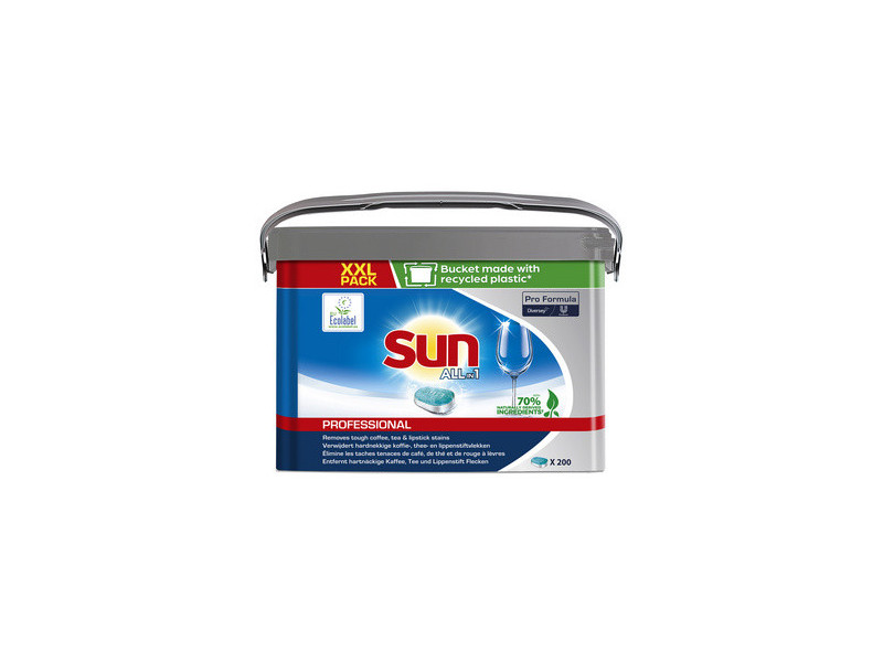 Sun Tablettes lave-vaisselle tout-en-1 professional