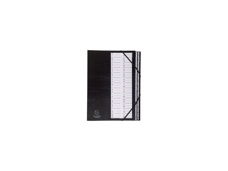 EXACOMPTA Trieur Ordonator, PP, 12 compartiments, noir