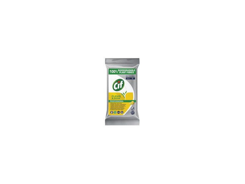 Cif Pro Formula Lingette 'Clean & Shine', 100 pièces