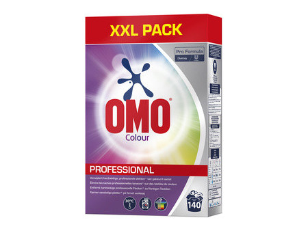 OMO Lessive en poudre Professional Color, 140 lavages, 7 kg