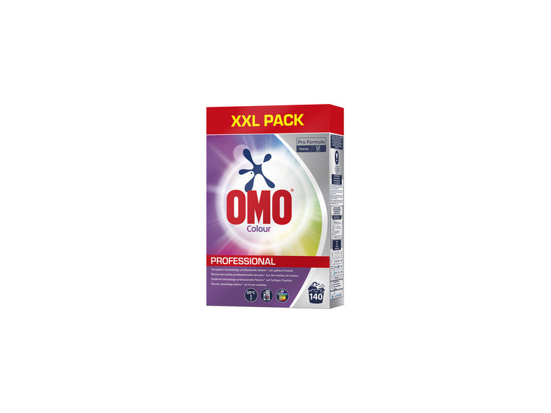 OMO Lessive en poudre Professional Color, 140 lavages, 7 kg