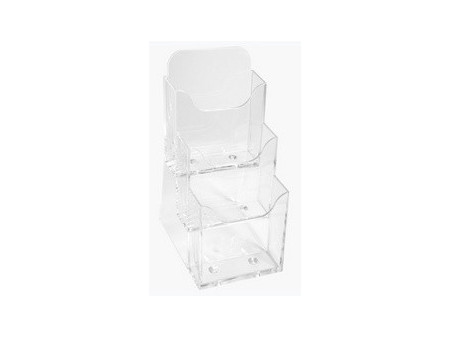 EXACOMPTA Distributeur de prospectus, DL portrait, cristal