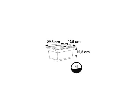 keeeper Boîte de rangement 'cornelia' 4 litres, transparent