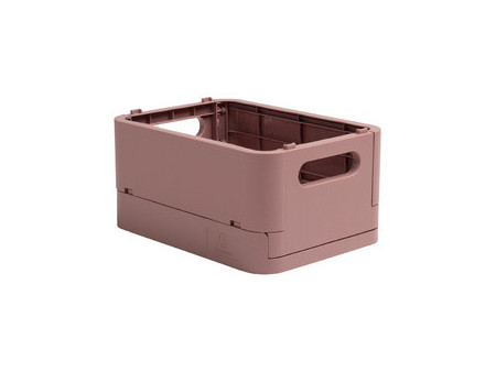 EXACOMPTA Boîte de rangement Smart Case Midi, vieux rose