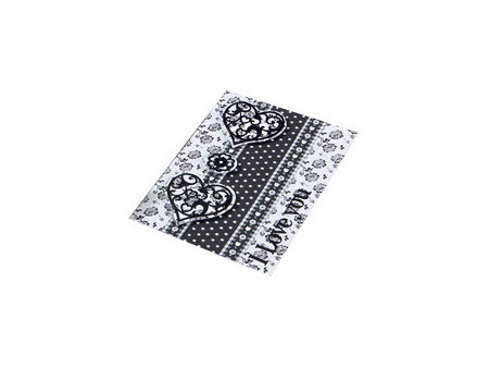 folia Carton à motif 'Noir / Blanc', 500 x 700 mm, 270 g/m2