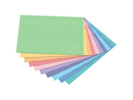 folia Carton à motif 'carreaux petit', 500x 700 mm, 300g /m2